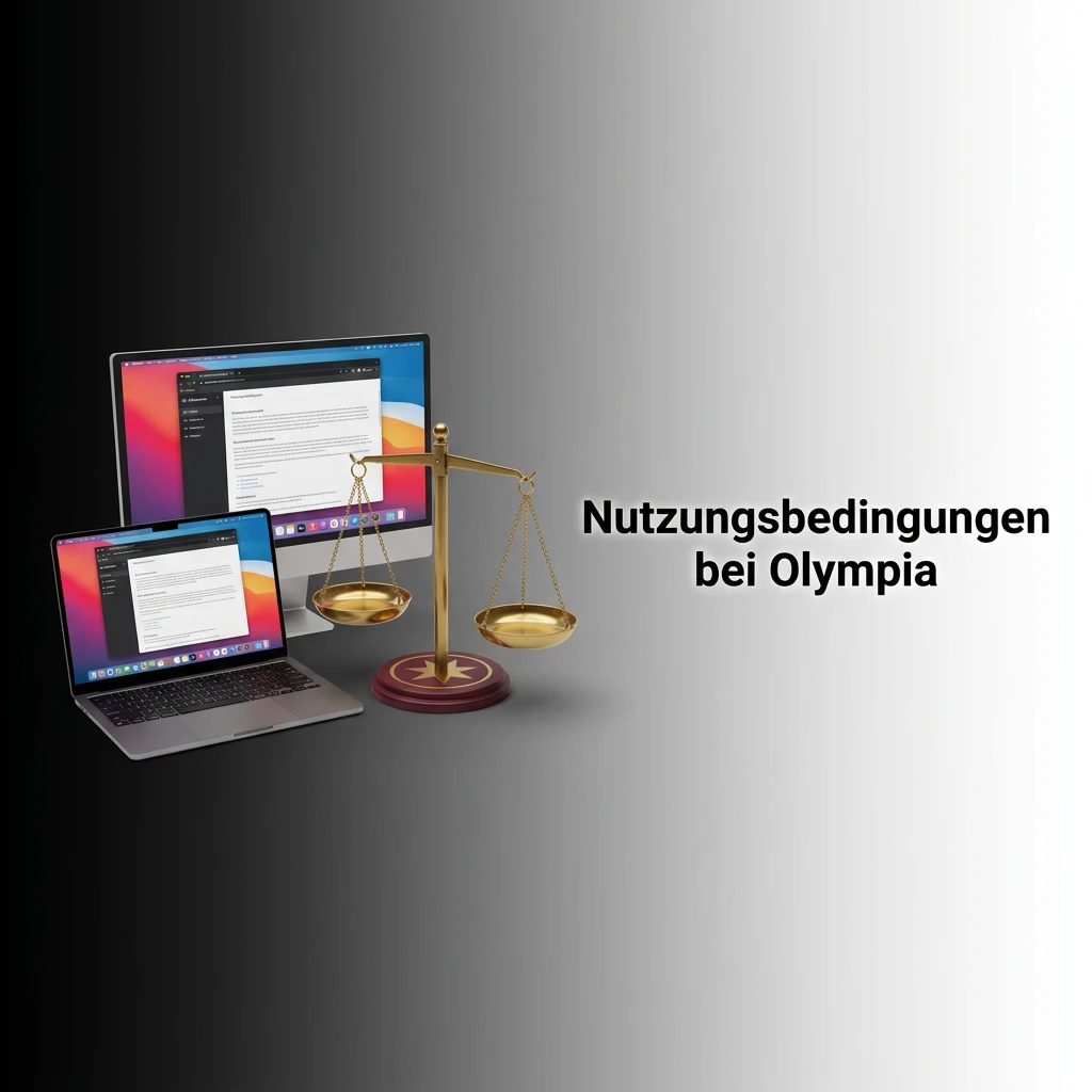 Terms of use document for Olympia platform covering age limit, accounts, bonuses, verification, and legal compliance.