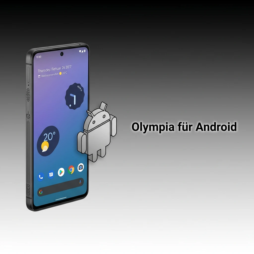 Olympia Android app APK download guide for devices running Android 5.0+, requiring 30MB storage space.