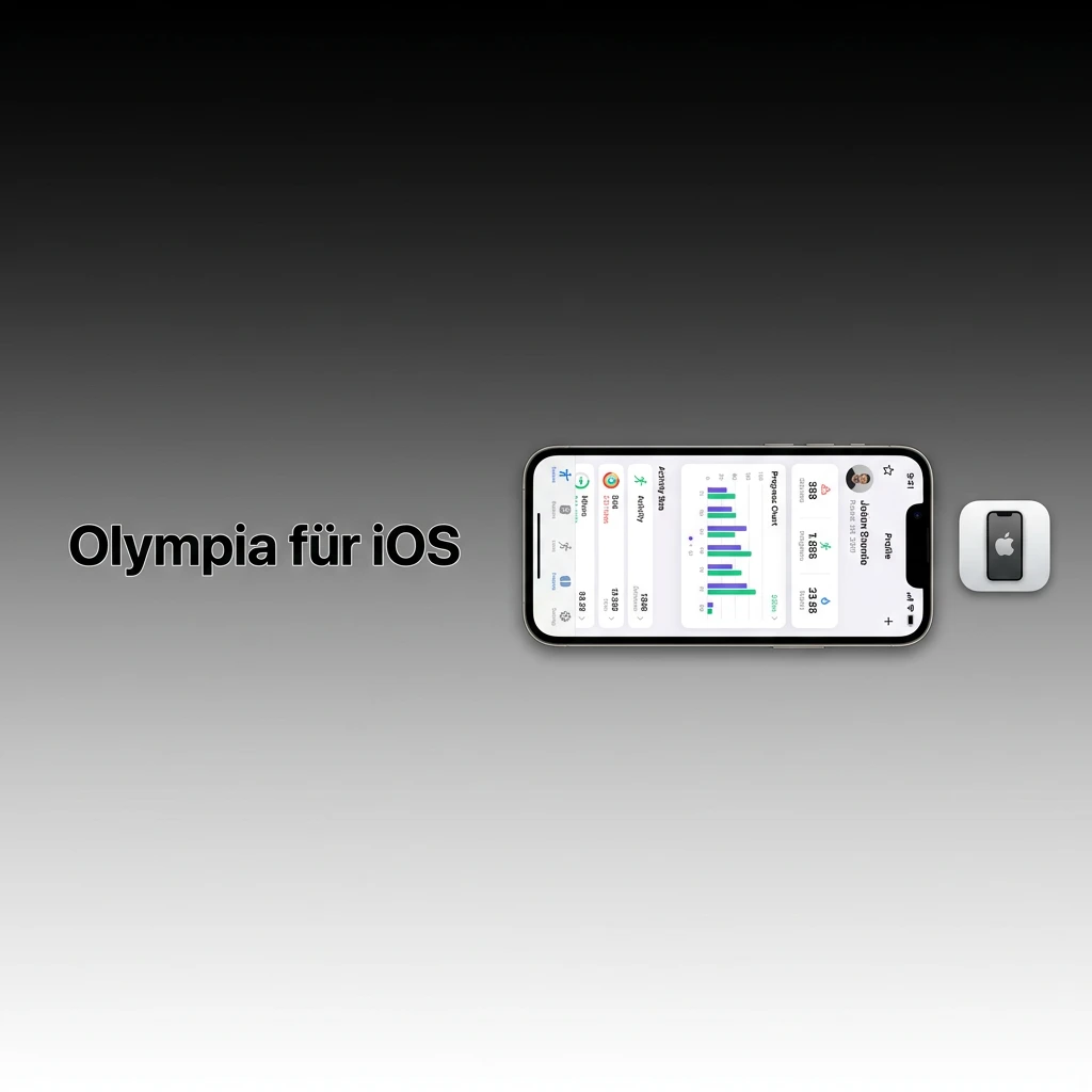 Olympia iOS app on iPhone and iPad, available for iOS 12.0 and above via App Store download