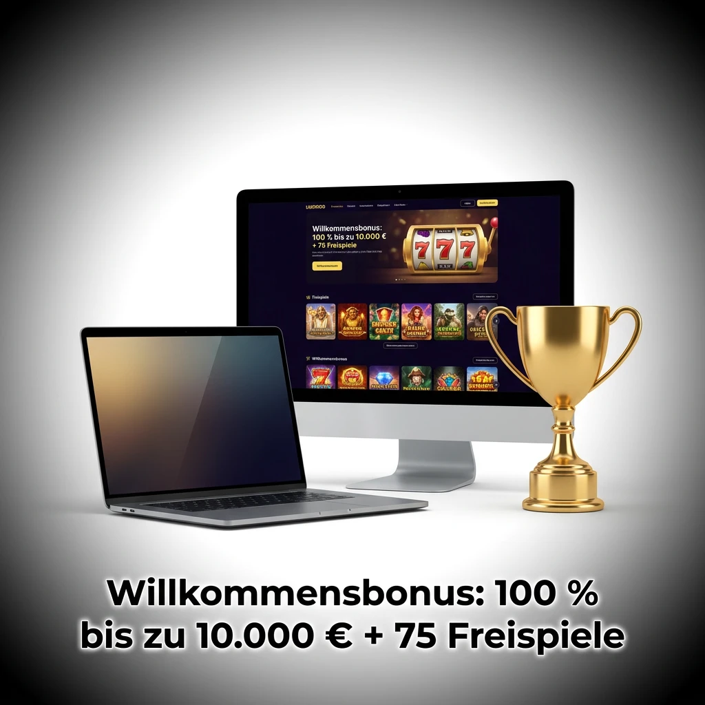 Willkommensbonus: 100 % bis zu 10.000 € + 75 Freispiele