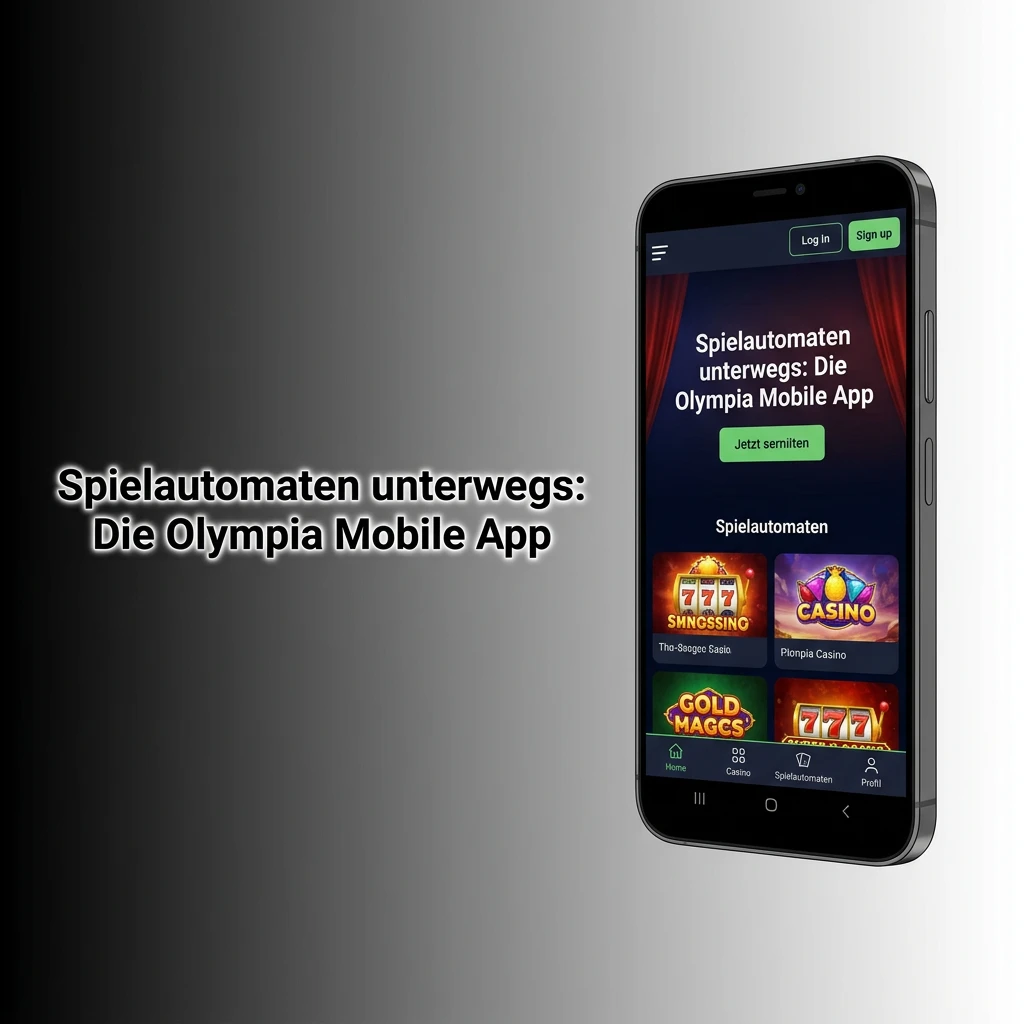 Spielautomaten unterwegs: Die Olympia Mobile App