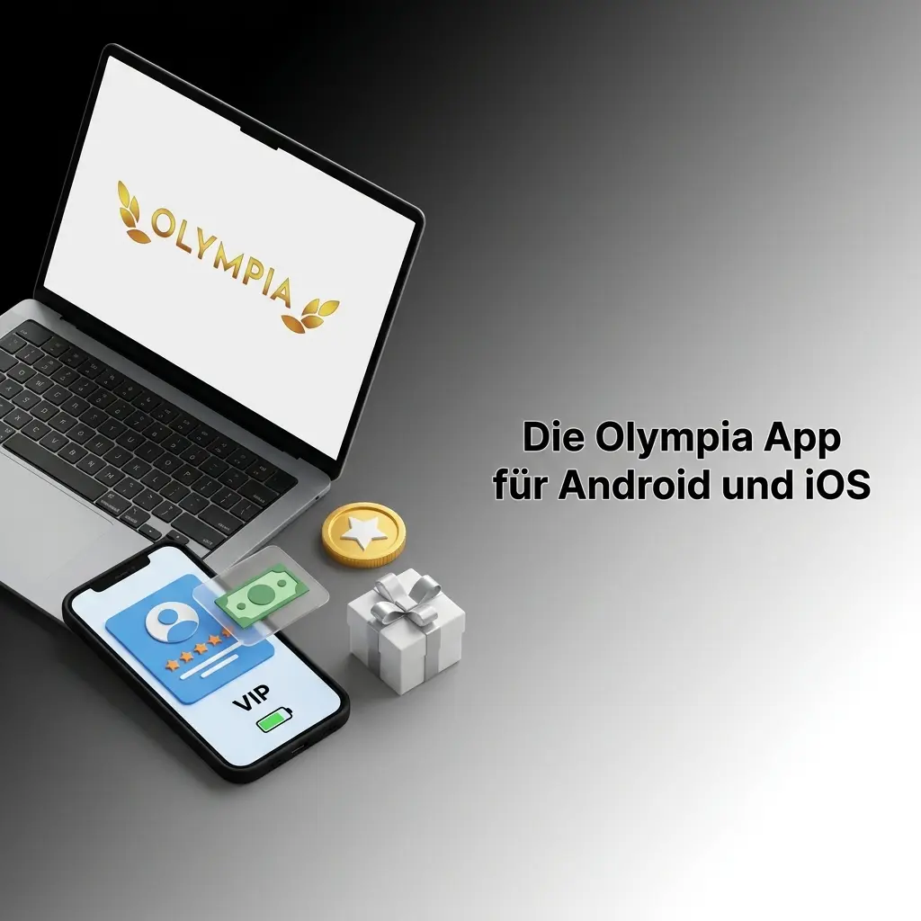 Olympia App für Android und iOS – Spiele, Einzahlungen und Boni bequem mobil auf Smartphone oder Tablet