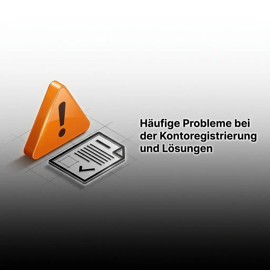 Häufige Registrierungsprobleme und Lösungen: E-Mail, Formular, gesperrte Region und Dokument-Upload