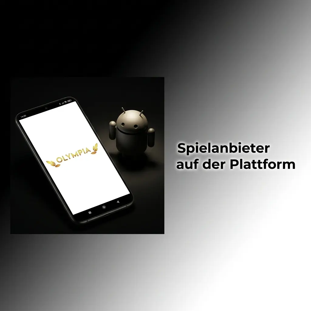 Übersicht der lizenzierten Spielanbieter auf der Olympia-Plattform mit Spielanzahl und beliebten Titeln
