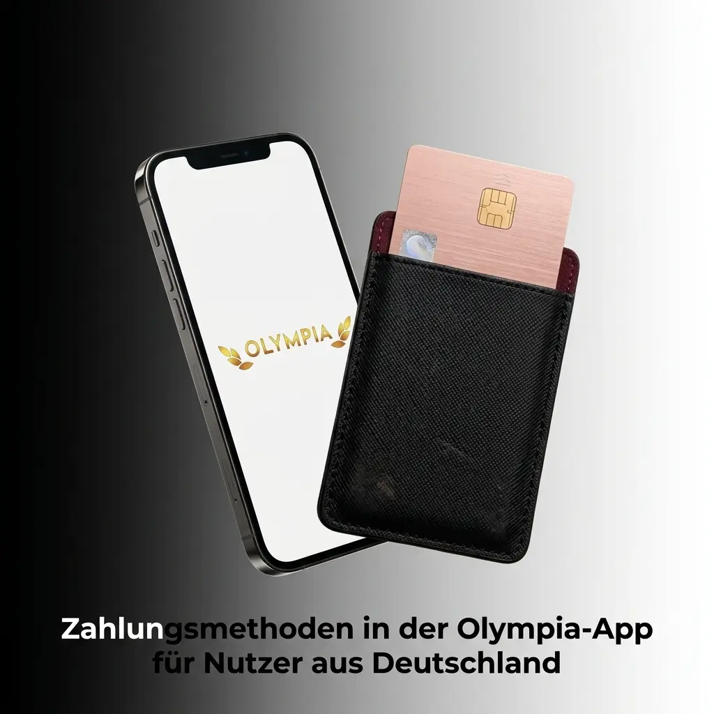 Zahlungsmethoden in der Olympia-App für Deutschland: Visa, Skrill, SEPA & mehr ab 10 €