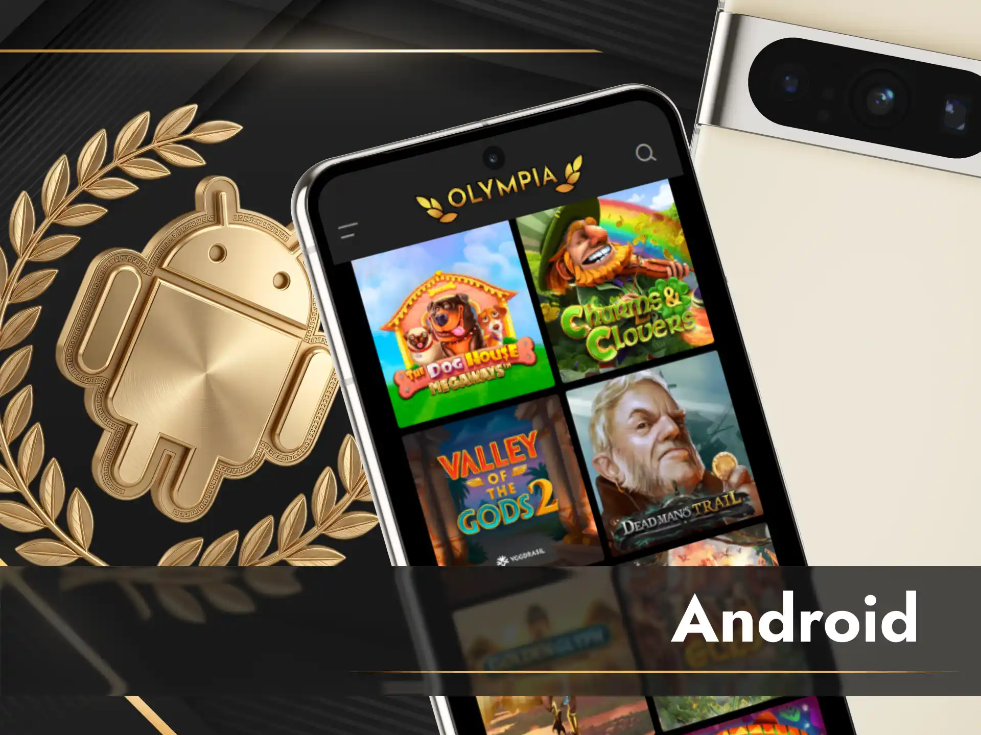 Installiere die mobile Olympia App direkt auf deinem Android Smartphone.