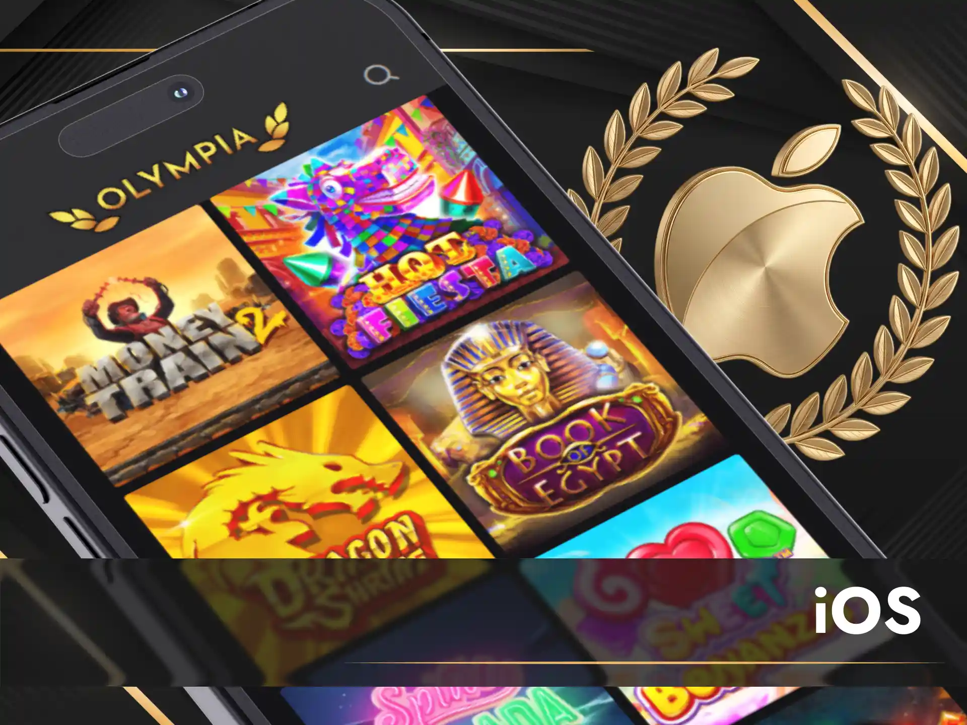 Nutze die Olympia App ganz bequem auf deinem Apple Gerät.