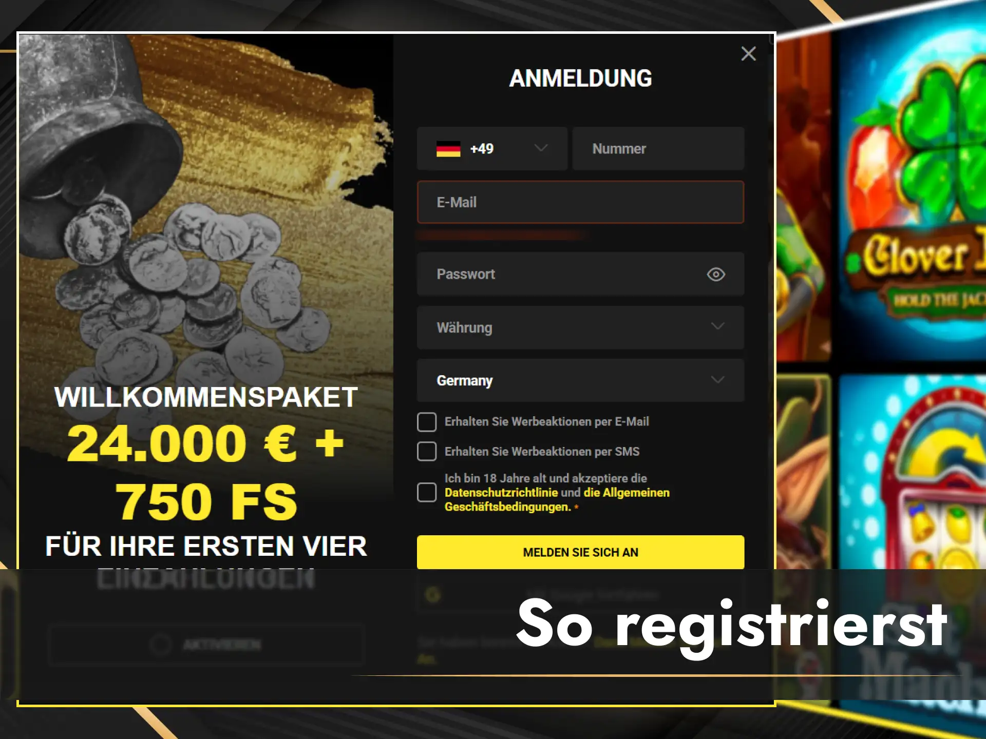 Erstelle jetzt dein neues Konto bei Olympia in wenigen Schritten.