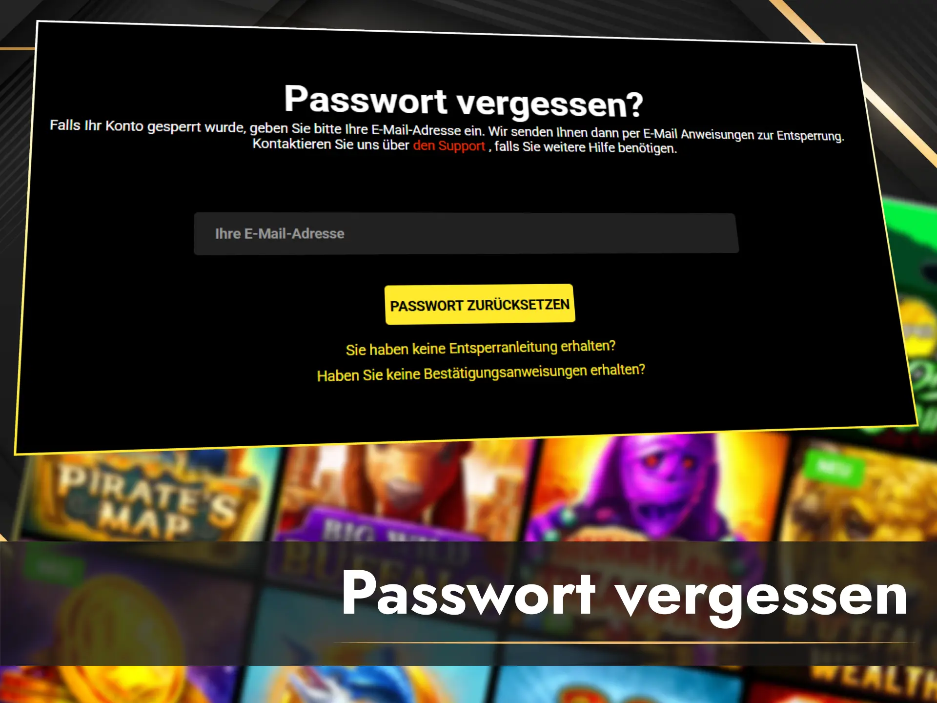 Setze dein vergessenes Passwort zurück und stelle den Olympia Login wieder her.