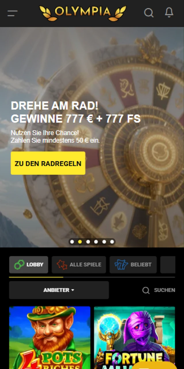 Warte auf die schnelle Bearbeitung deiner Olympia Auszahlung.